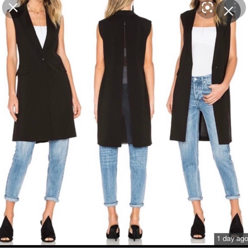 Brand new with tags  shear sleeveless long black top